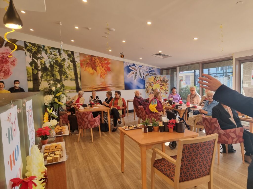 An image of the inside of the Changing Seasons Cafe