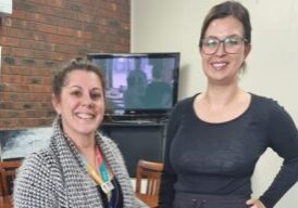 Natasha from Knox Council and Siobhan from Cocoon Cool Roofs